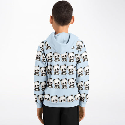 Fashion Kids Hoodie - Blue Panda