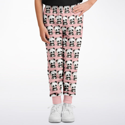 Fashion Kids/Youth Jogger - Panda Pink