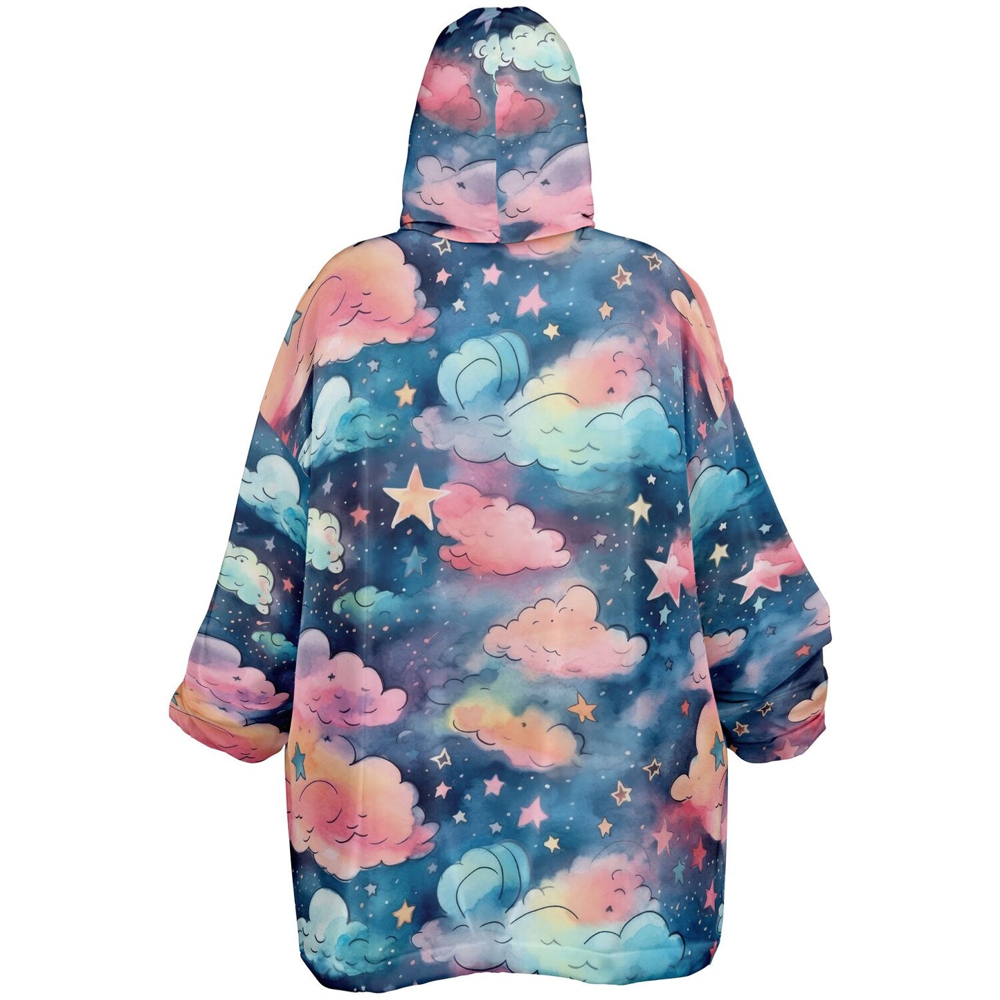 Custom Name and Custom Photo Snug Hoodie - All Over Print Sleep