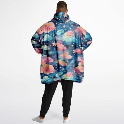 Custom Name and Custom Photo Snug Hoodie - All Over Print Sleep