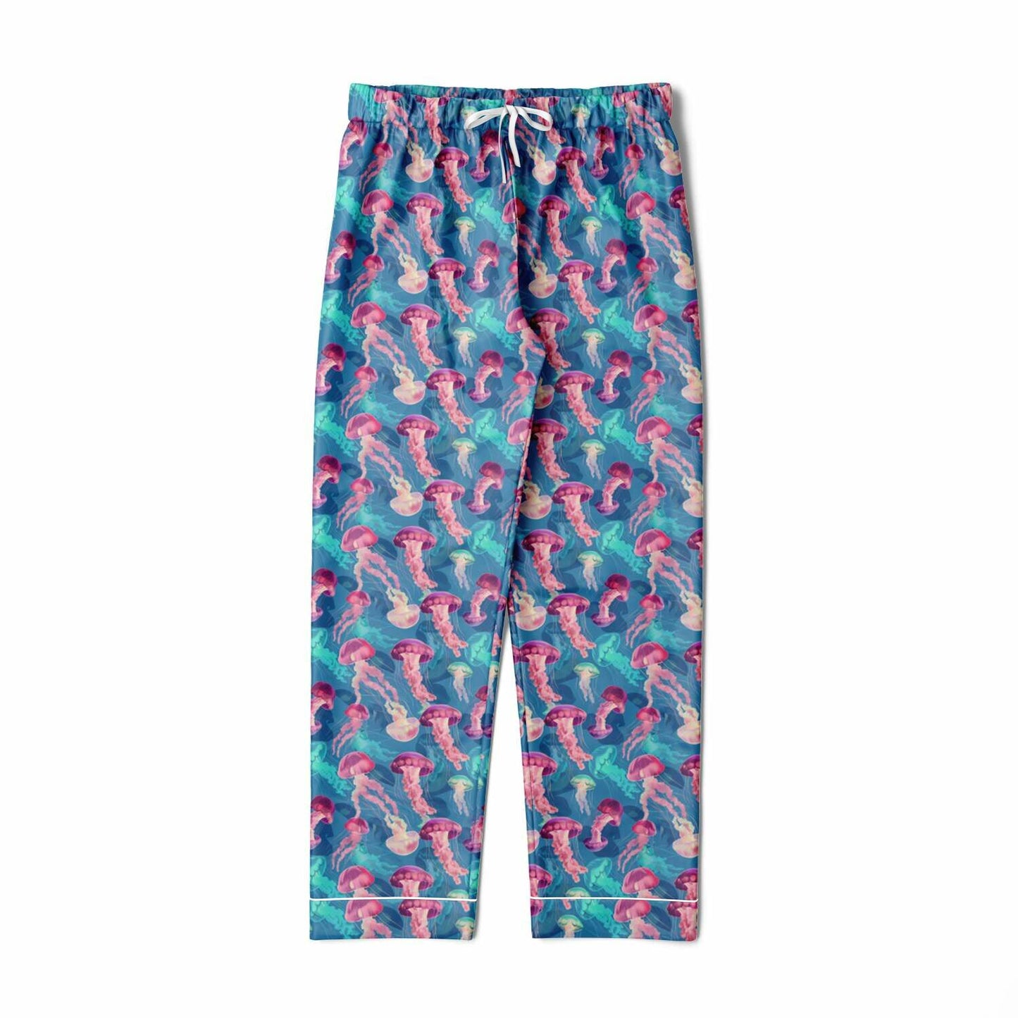 Men's Satin Set Pajamas - Ocean