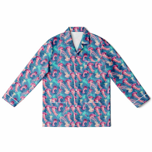 Men's Satin Set Pajamas - Ocean