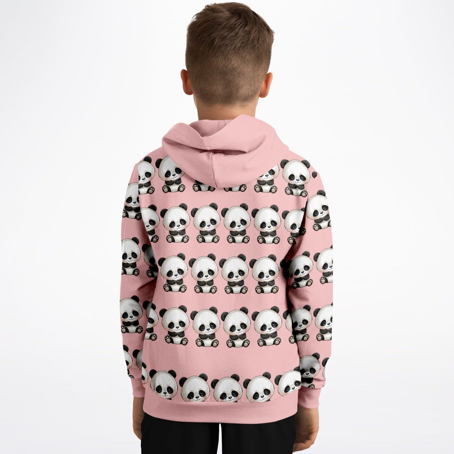 Fashion Kids Hoodie - Pink Panda