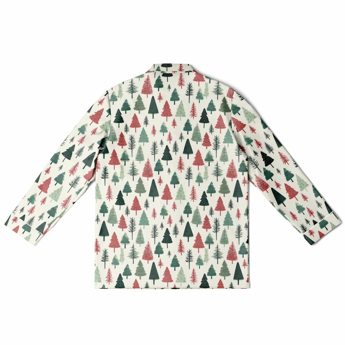 Men's Satin Set Pajamas - Christmas Tree