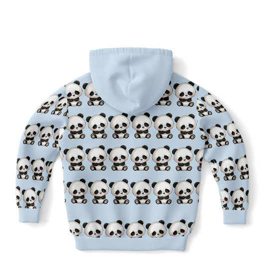 Fashion Kids Hoodie - Blue Panda