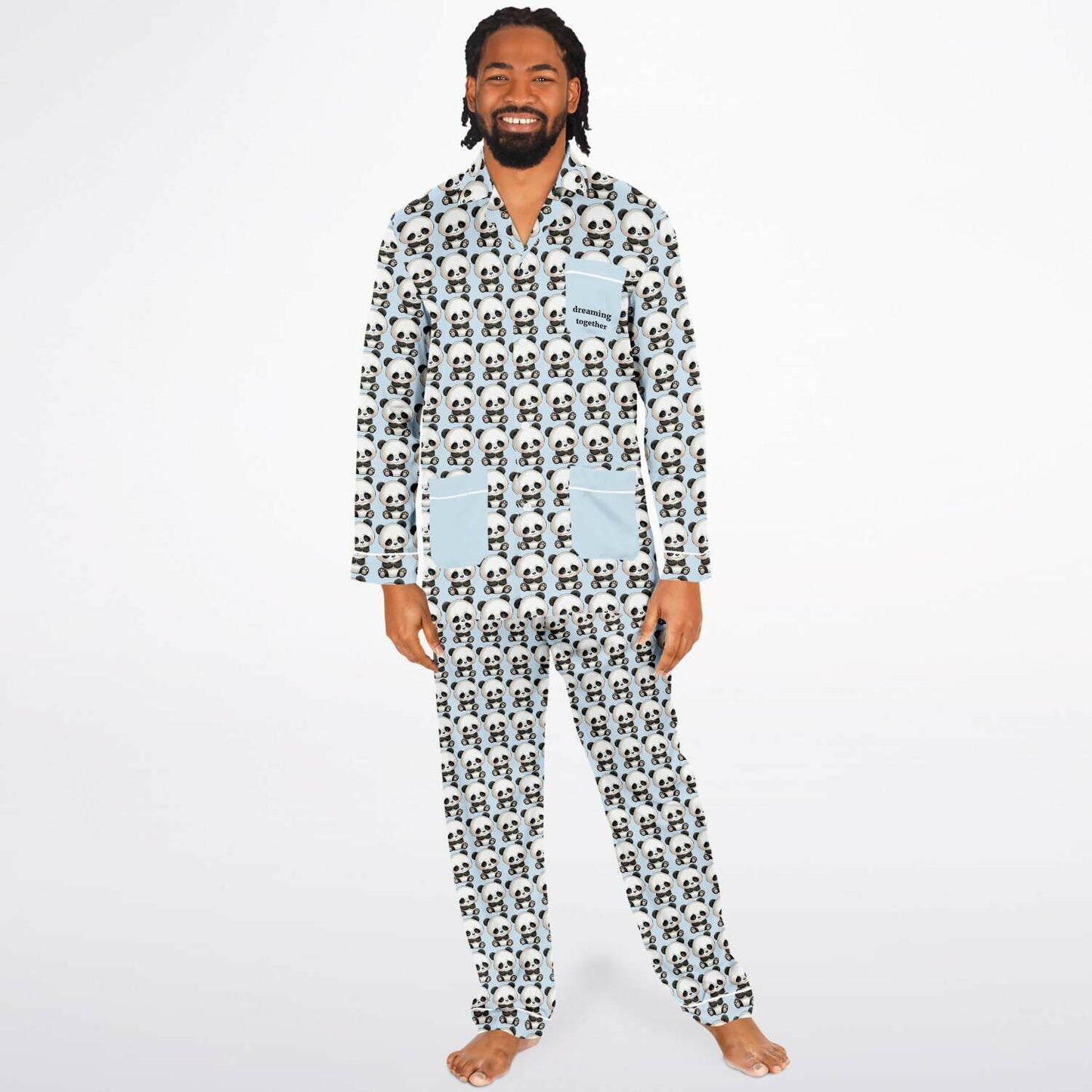 Men's Satin Set Pajamas - dreaming together