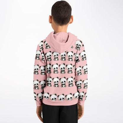 Fashion Kids Hoodie - Pink Panda