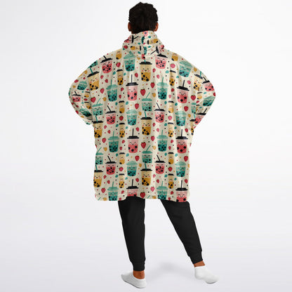 Custom NAME / TEXT Snug Hoodie - All over Print - Boba