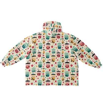 Custom NAME / TEXT Snug Hoodie - All over Print - Boba