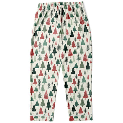 Women's Satin Set Pajamas -Christmas Tree