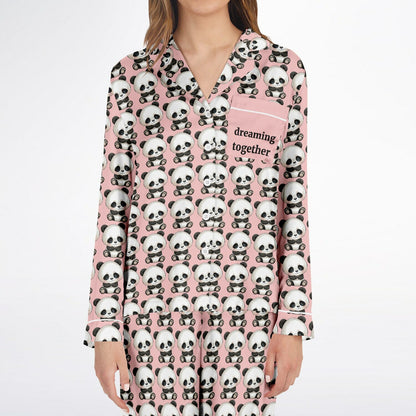 Women's Satin Set Pajamas - Dreaming together