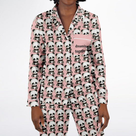 Women's Satin Set Pajamas - Dreaming together