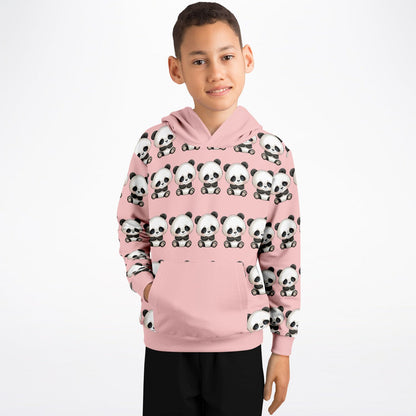 Fashion Kids Hoodie - Pink Panda