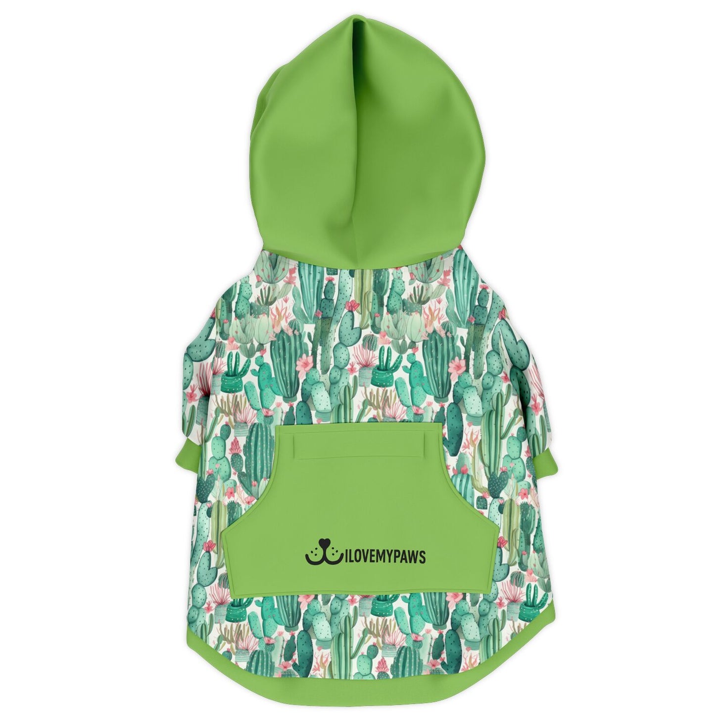 Fashion Dog Zip-Up Hoodie - Plants