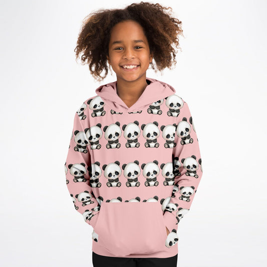 Fashion Kids Hoodie - Pink Panda