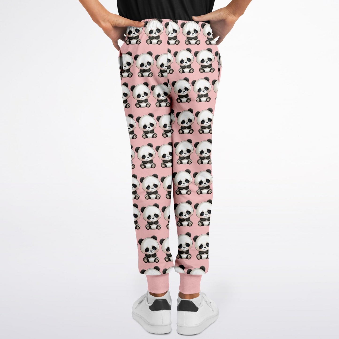Fashion Kids/Youth Jogger - Panda Pink