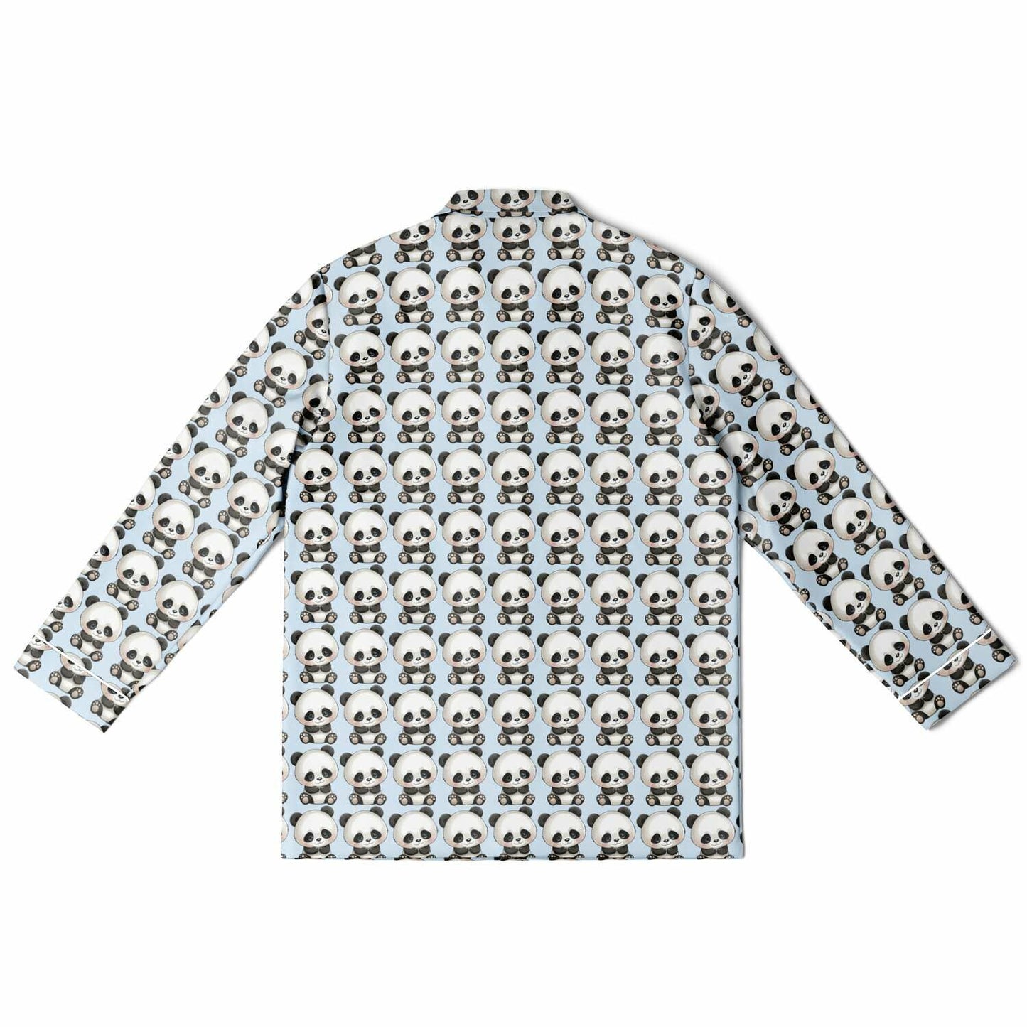 Men's Satin Set Pajamas - Panda