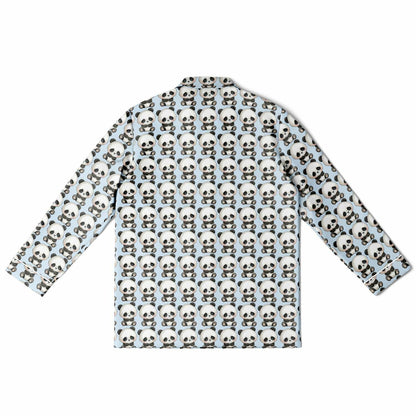 Men's Satin Set Pajamas - Panda