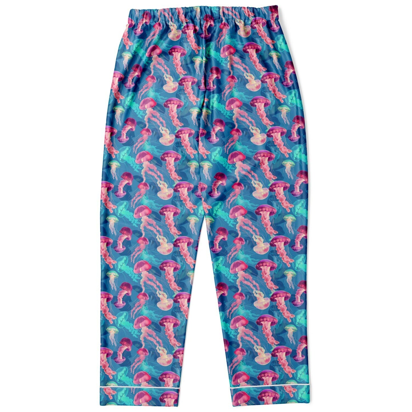 Women's Satin Set Pajamas - Ocean
