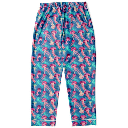 Women's Satin Set Pajamas - Ocean