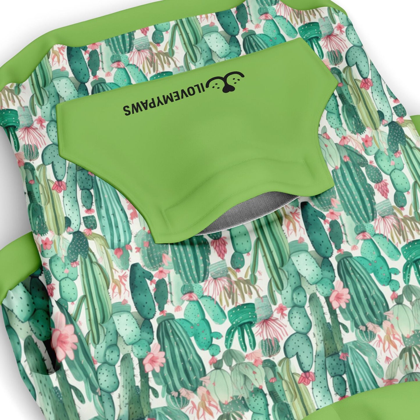 Fashion Dog Zip-Up Hoodie - Plants