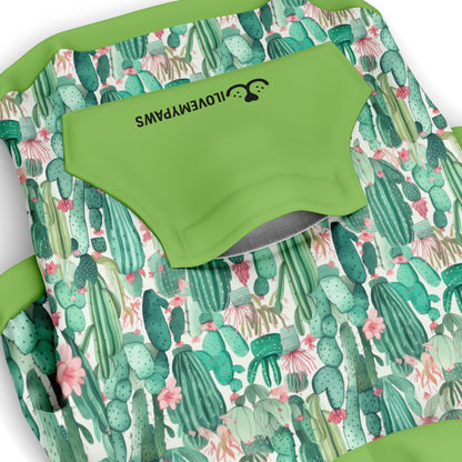 Fashion Dog Zip-Up Hoodie - Plants