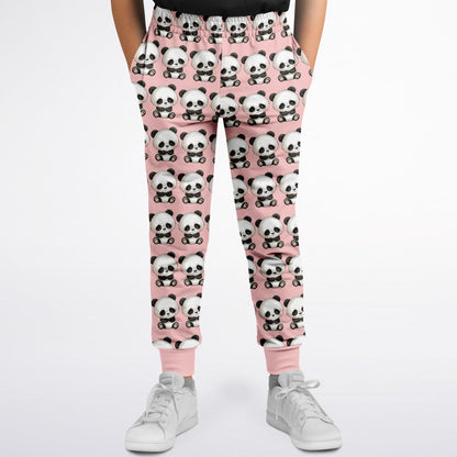 Fashion Kids/Youth Jogger - Panda Pink