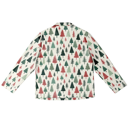 Women's Satin Set Pajamas -Christmas Tree