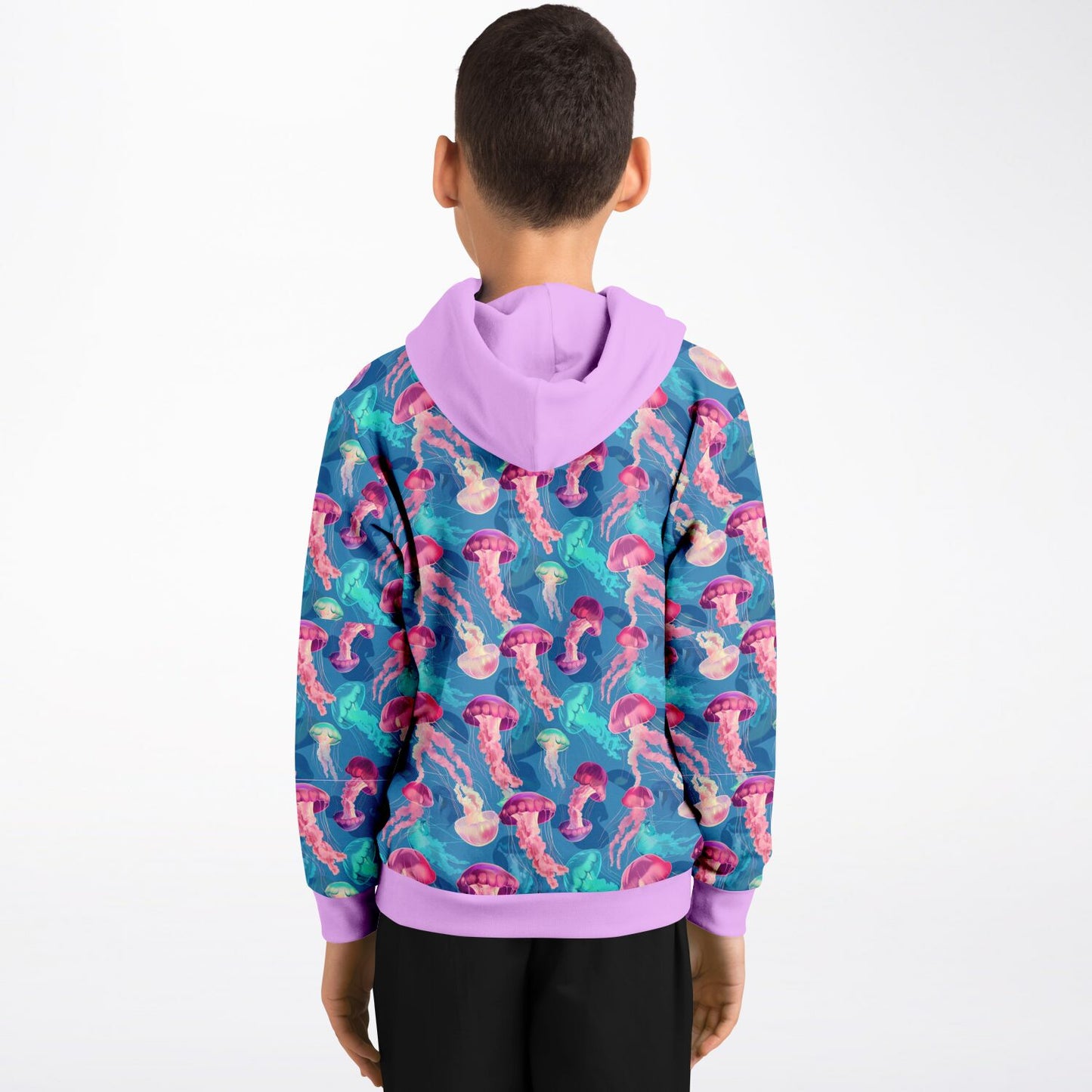 Fashion Kids Hoodie - Pink Ocean