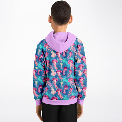 Fashion Kids Hoodie - Pink Ocean