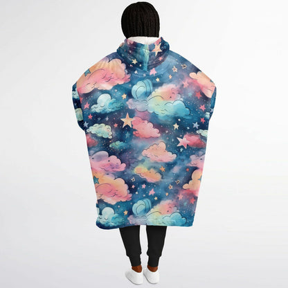 Custom Name and Custom Photo Snug Hoodie - All Over Print Sleep