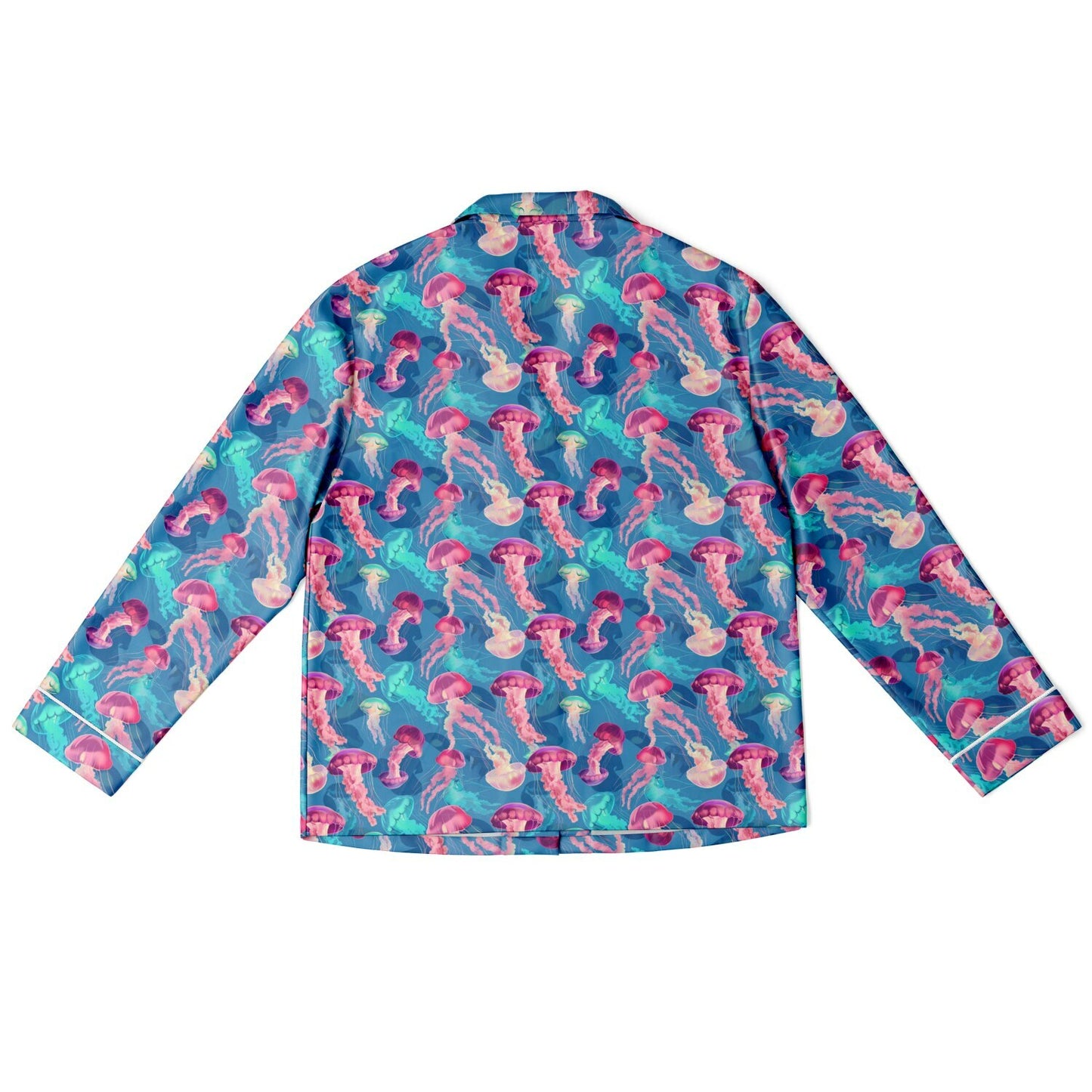 Women's Satin Set Pajamas - Ocean