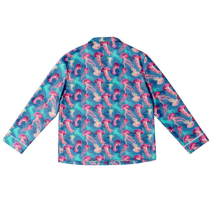 Women's Satin Set Pajamas - Ocean
