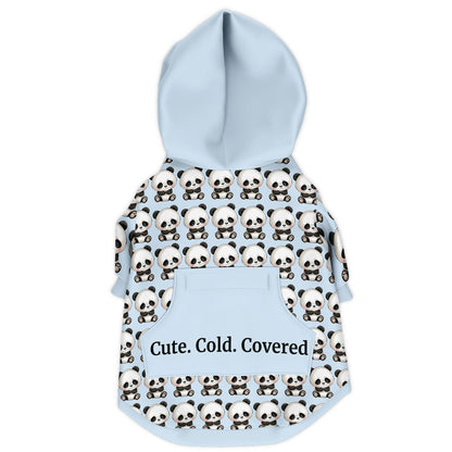 Fashion Dog Zip-Up Hoodie - Blue Panda
