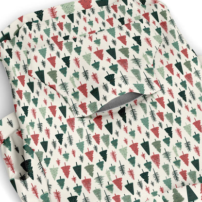 Athletic Dog Zip-Up Hoodie - Christmas Tree