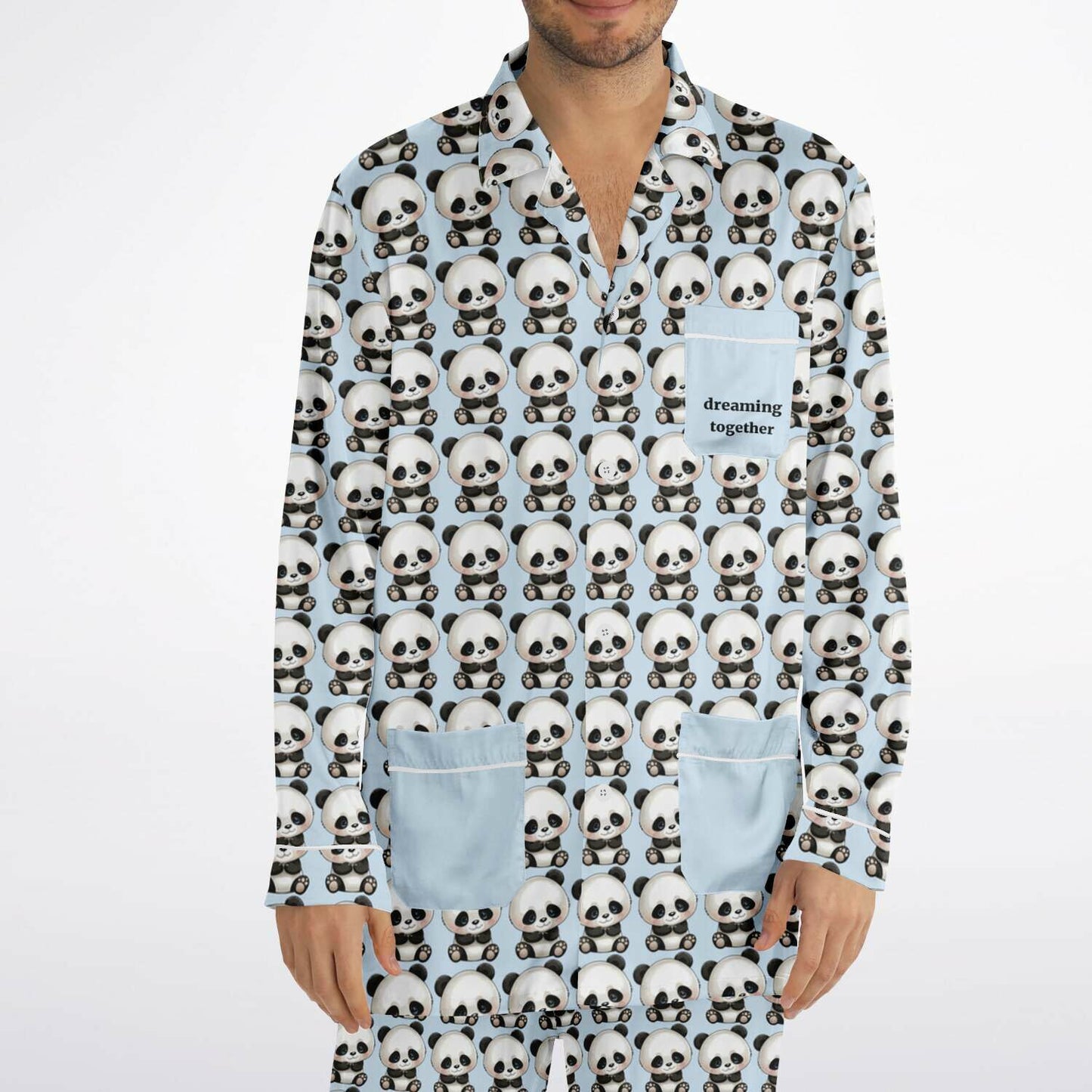 Men's Satin Set Pajamas - dreaming together