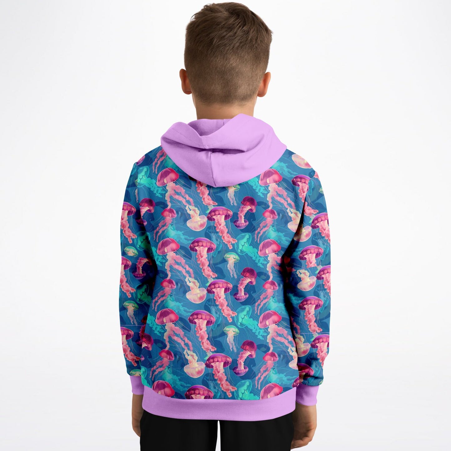 Fashion Kids Hoodie - Pink Ocean