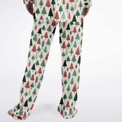 Men's Satin Set Pajamas - Christmas Tree