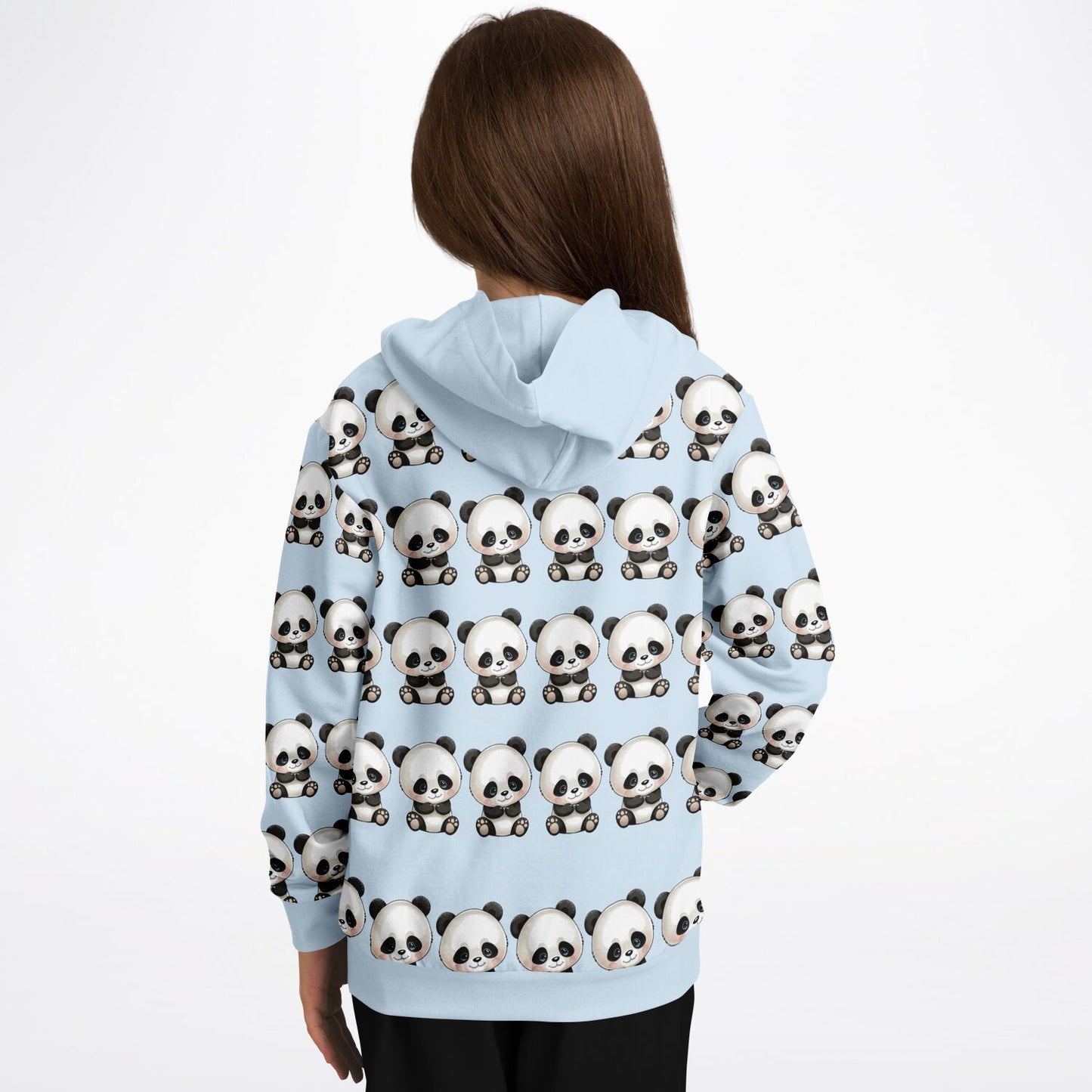 Fashion Kids Hoodie - Blue Panda