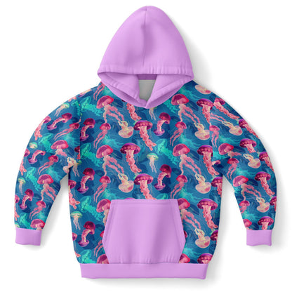 Fashion Kids Hoodie - Pink Ocean