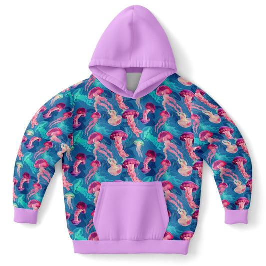 Fashion Kids Hoodie - Pink Ocean