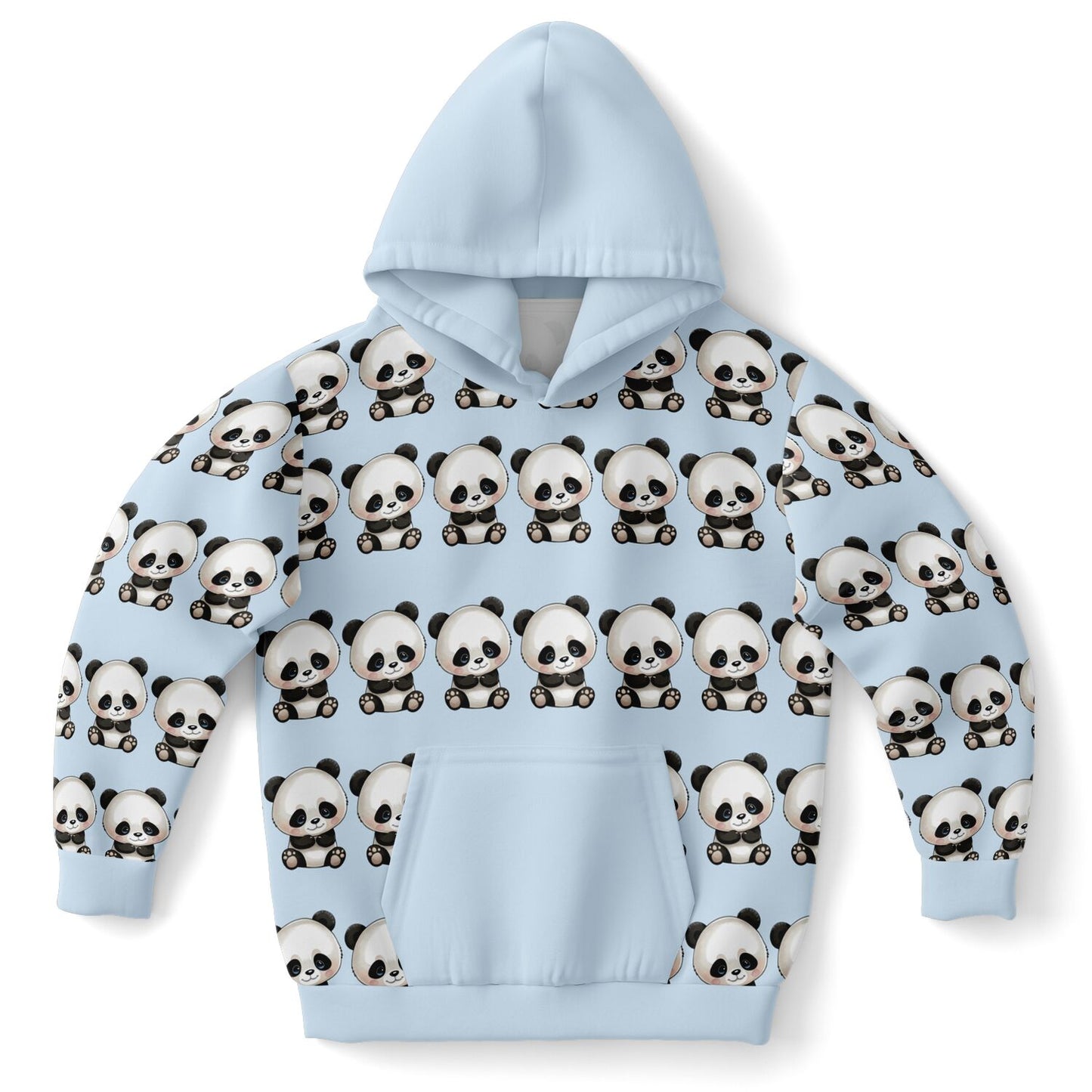 Fashion Kids Hoodie - Blue Panda