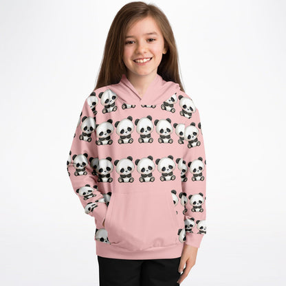 Fashion Kids Hoodie - Pink Panda