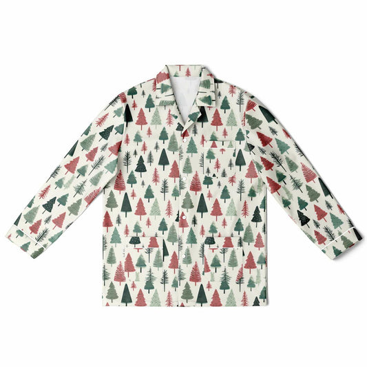 Men's Satin Set Pajamas - Christmas Tree