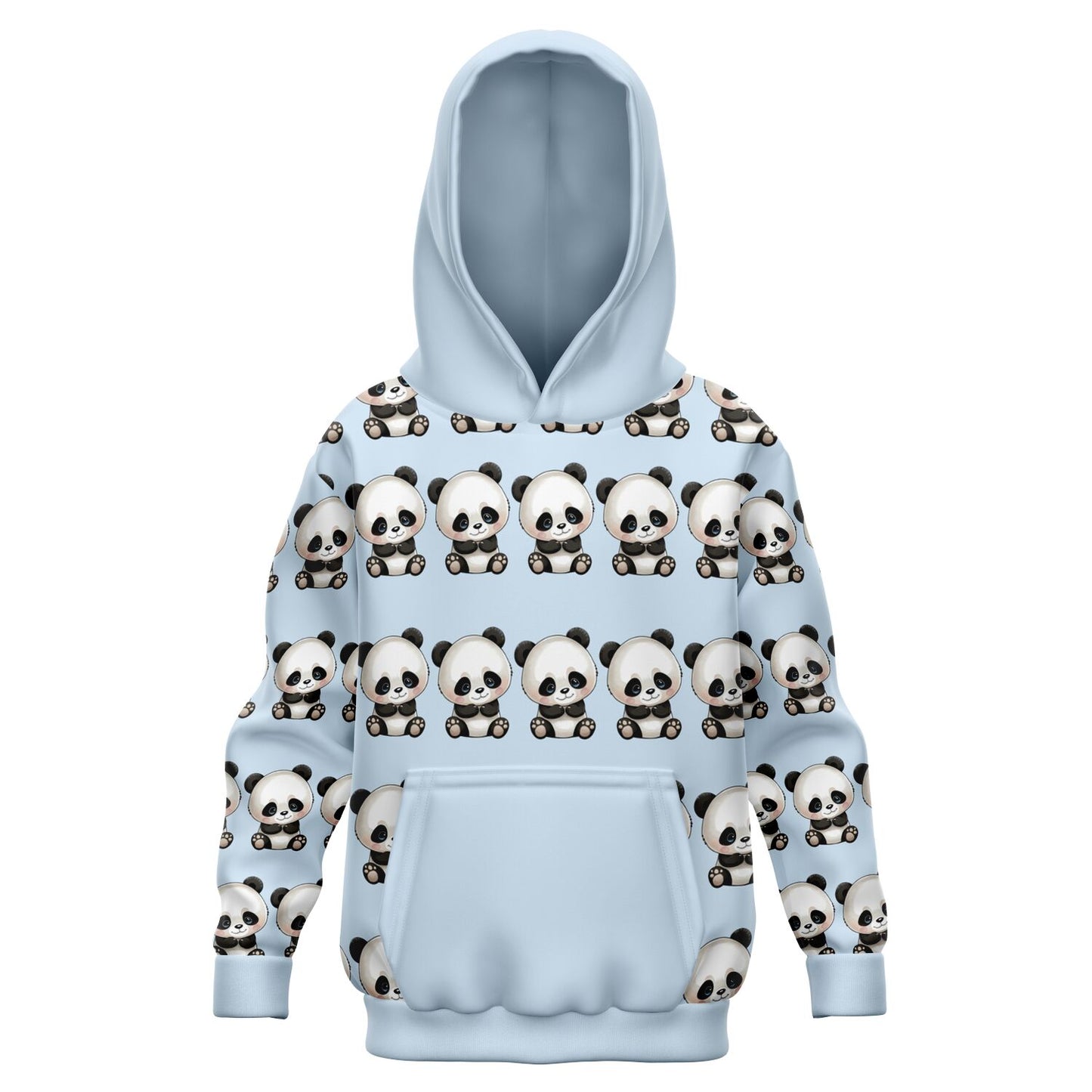 Fashion Kids Hoodie - Blue Panda