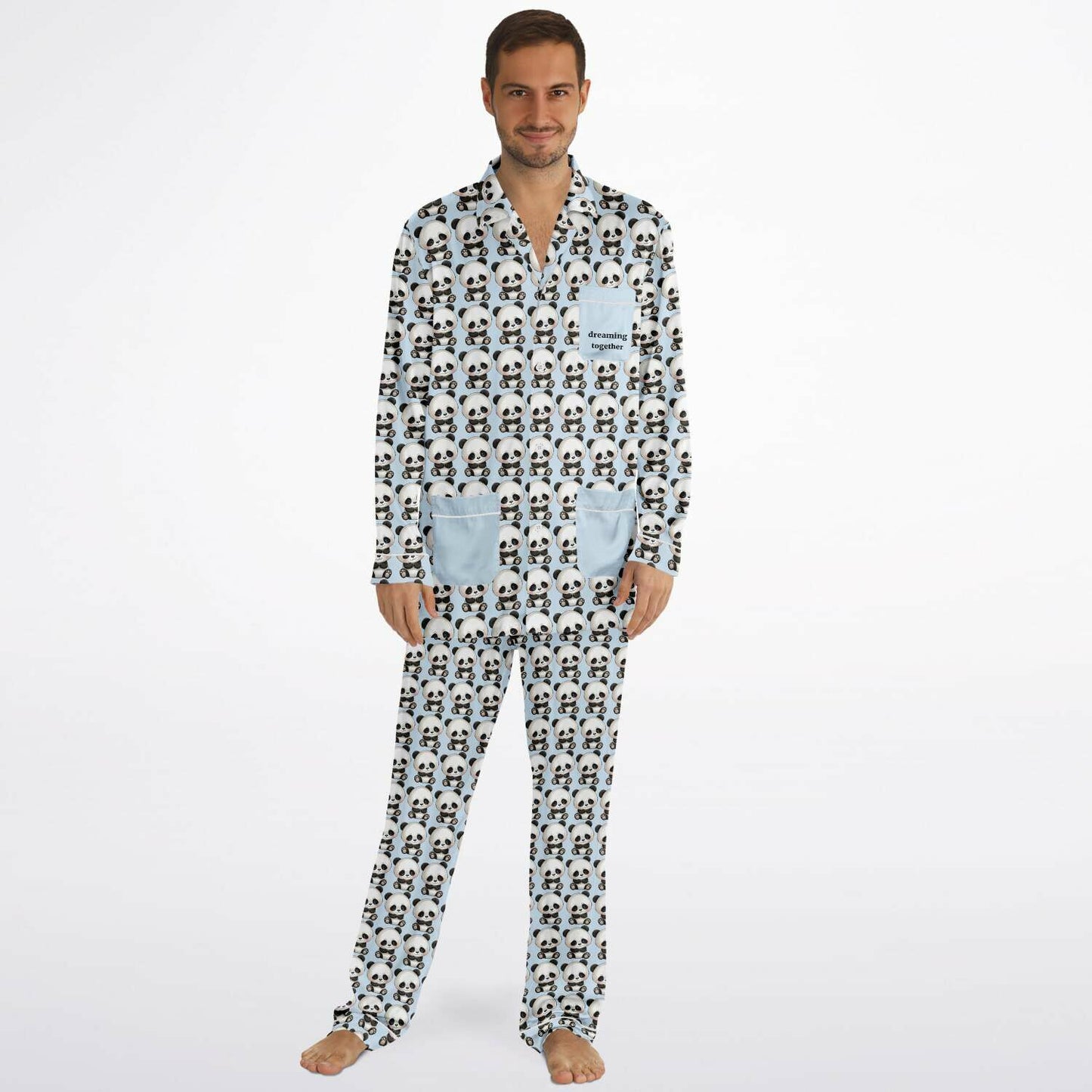 Men's Satin Set Pajamas - dreaming together