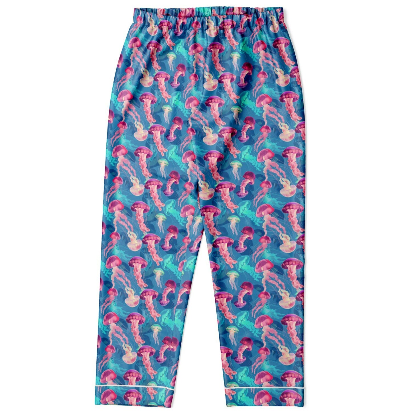 Women's Satin Set Pajamas - Ocean