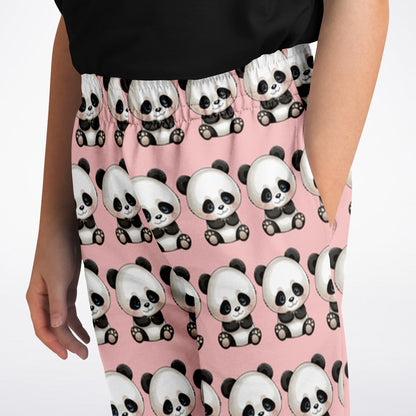 Fashion Kids/Youth Jogger - Panda Pink