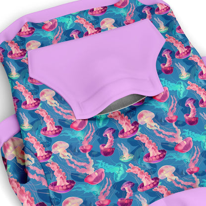Fashion Dog Zip-Up Hoodie - Pink Ocean