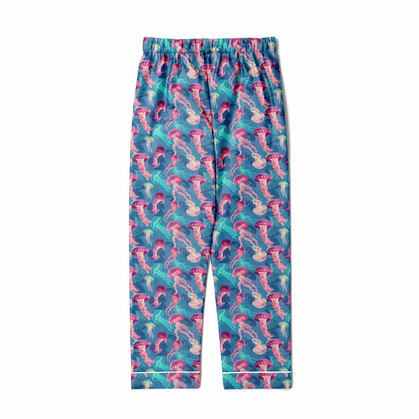 Men's Satin Set Pajamas - Ocean